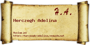 Herczegh Adelina névjegykártya